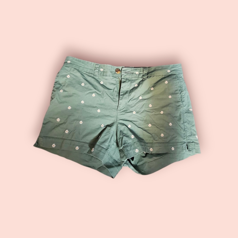 Old Navy Sage Floral Women's Cargo Shorts
